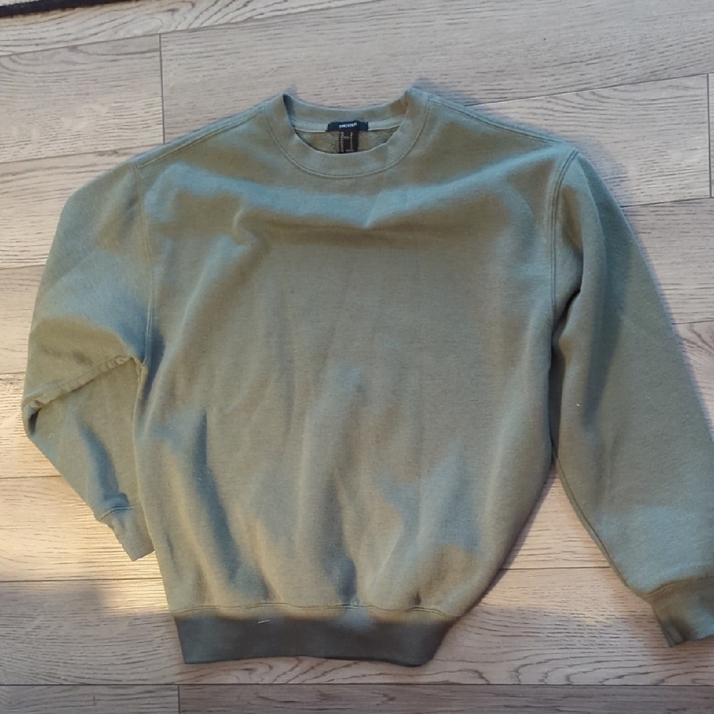 Forever 21 Green Sweatshirt Relaxed Fit